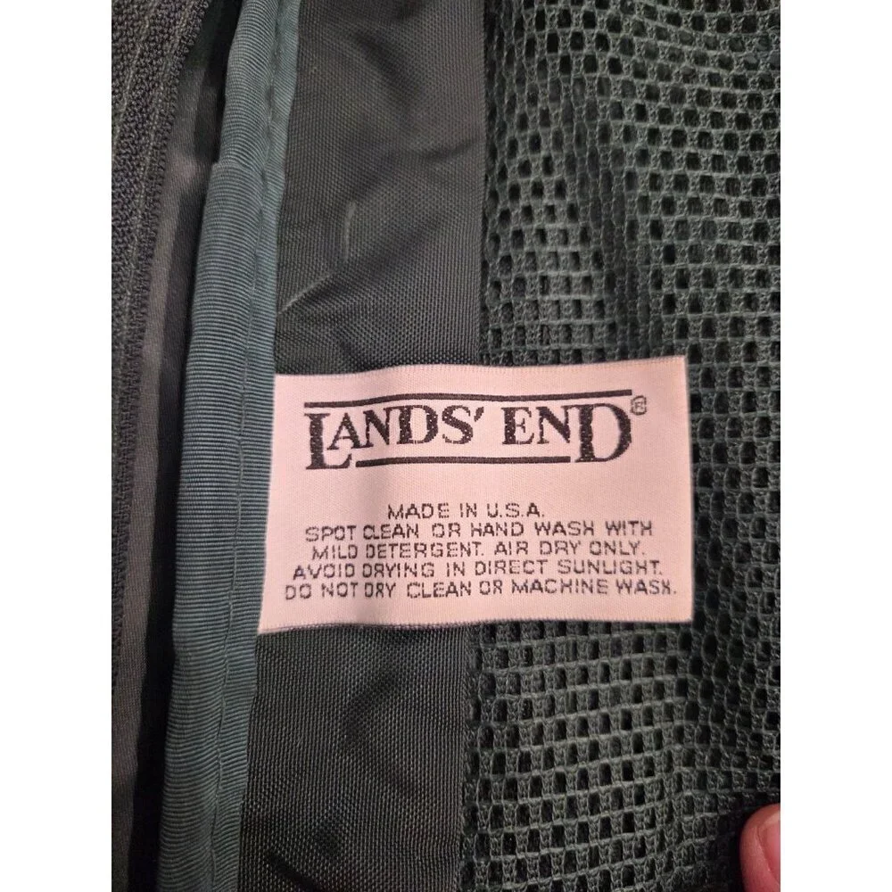 Lands’ End Vintage Travel Toiletry Organizer Hanging USA Made Unisex